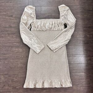 Wilfred Silver Ballad Mini Dress